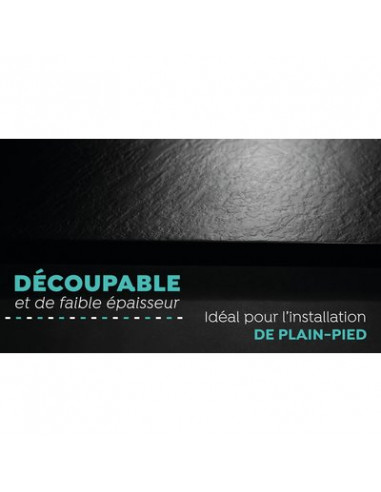 RECEVEUR NOIR 90X90 GAÏA ODYSSEA GT-9090S-BLACK