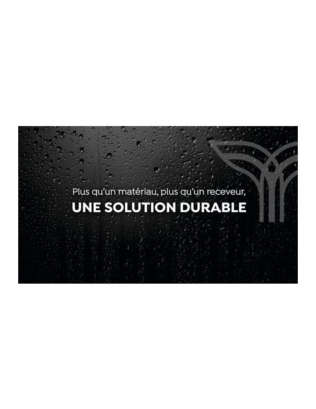 RECEVEUR NOIR 90X90 GAÏA ODYSSEA GT-9090S-BLACK