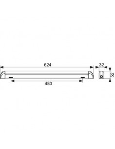 REGLETTE LED IP20 1300LM DHOME FL7112S 2