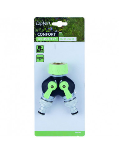 SELECTEUR 2 VOIES SOLUSPLIT LS CAP VERT DY8102A