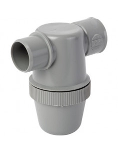 SIPHON PARCOURS HORIZ. PVC 50 NICOLL YJ1C