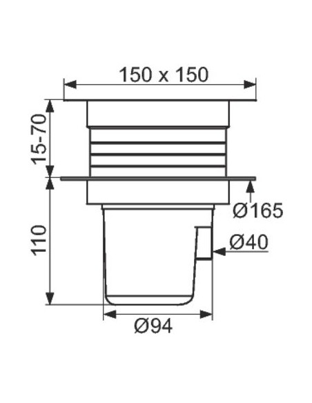 SIPHON SOL 150x150 DELABIE DELABIE 683001