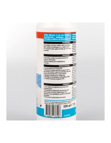 SPRAY ANTI-CALCAIRE 500ML GRIFFON 6313764
