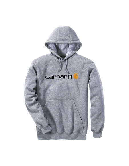 SWEAT CAPU LOGO GRIS CHINE L CARHARTT S1100074034L