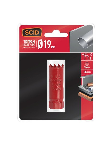 TREPAN HSSBIMETAL 19MM PROF35 SCID 704383