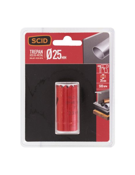 TREPAN HSSBIMETAL 25MM PROF35 SCID 704385