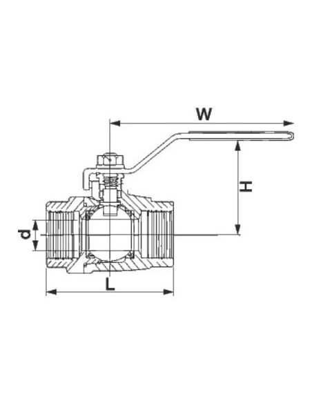 VANNE SPH INOX MONOBL PI 3/8 SFERACO 706003