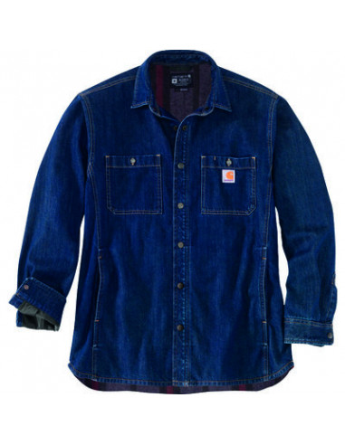 VESTE LINED SNAP FRONT BLUE XL CARHARTT S1105605H84XL