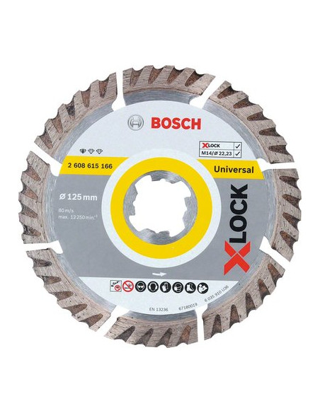 XLOCK DIAMANT 125MM BOSCH 2608615166
