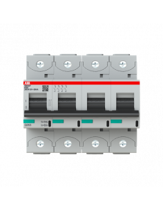 S800P Disjoncteur modulaire 4P -80A courbe K 50kA 2CCG001259R0001 ABB G151728 2
