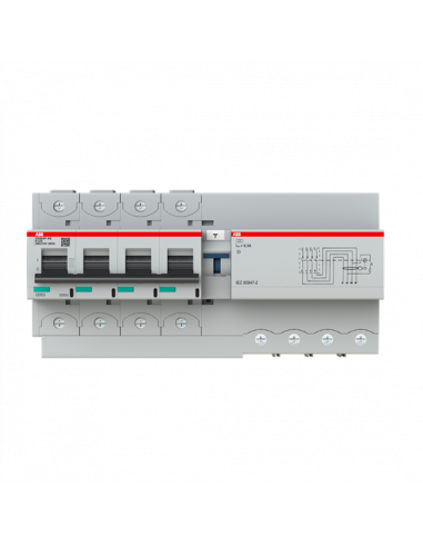 Disjoncteur Différentiel DS800P 4P 125A Cbe K 300mA -Type A Sélectif 2CCG001332R0001 ABB G151801
