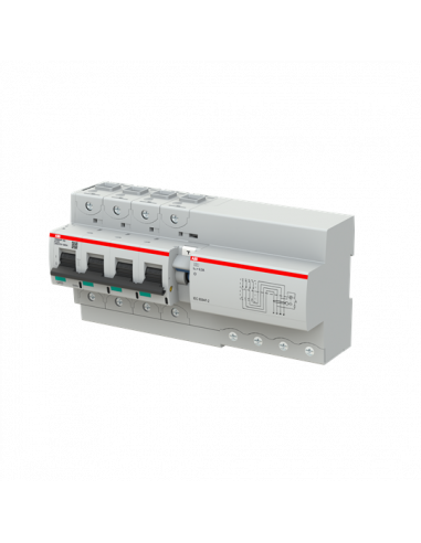 Disjoncteur Différentiel DS800P 4P 125A Cbe K 300mA -Type A Sélectif 2CCG001332R0001 ABB G151801