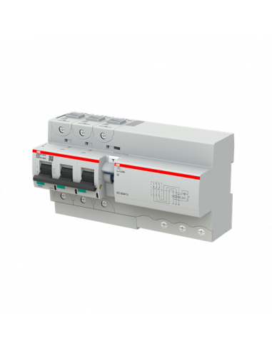 Disjoncteur Différentiel DS800P 3P 125A Cbe B 30mA Type A-APR immunisé 2CCG001342R0001 ABB G151811