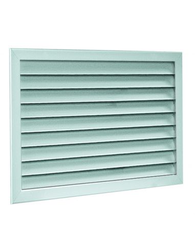 Grille extérieure murale en alu anodisé pour air neuf / vicié AWA 251 800x800mm ALDES 11052179