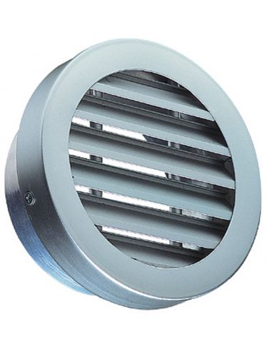 Grille extérieure murale circulaire en alu pour air neuf / vicié AR 637 D630 ALDES 11052264