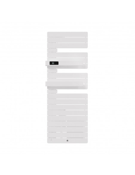 RADIATEUR SÈCHE-SERVIETTES VIRTUOSE MAT À GAUCHE AVEC SOUFFLERIE 1750W BLANC BRILLANT THERMOR 483121
