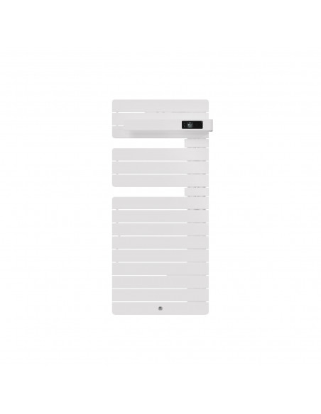 RADIATEUR SÈCHE-SERVIETTES CLASSIQUE MAT À DROITE AVEC SOUFFLERIE 1500W BLANC BRILLANT THERMOR 483251