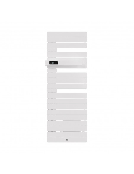 RADIATEUR SÈCHE-SERVIETTES CLASSIQUE MAT À GAUCHE AVEC SOUFFLERIE 1750W BLANC BRILLANT THERMOR 483252