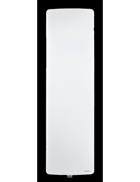 Radiateur verre connecté Verali vertical 1500W blanc brillant ATLANTIC 507656