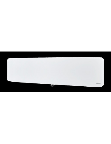 Radiateur verre connecté Verali plinthe 1500W blanc brillant ATLANTIC 507658
