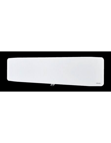 Radiateur verre connecté Verali plinthe 1500W blanc brillant ATLANTIC 507658