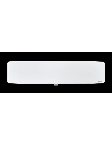 Radiateur verre connecté Verali plinthe 1500W blanc brillant ATLANTIC 507658