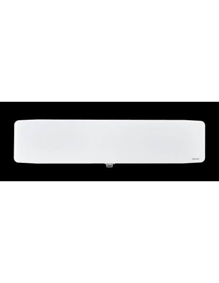 Radiateur verre connecté Verali plinthe 1500W blanc brillant ATLANTIC 507658