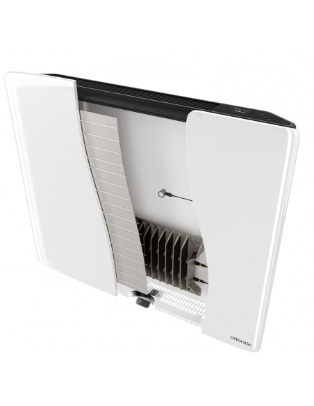 Radiateur verre connecté Verali horizontal 1900W noir brillant ATLANTIC 507661