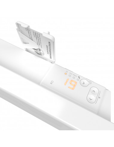 Convecteur F617 digital horizontal 500W blanc ATLANTIC 561728