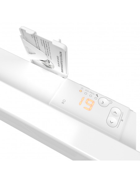 Convecteur F617 digital horizontal 500W blanc ATLANTIC 561728