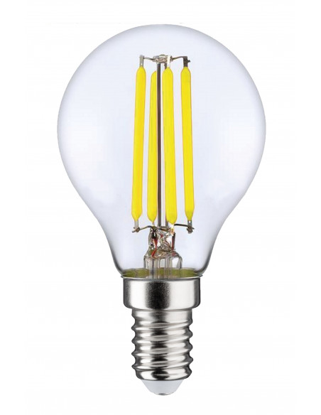 Lampe sphér.G45 Filament E14 LED 4W 4000K 806lm,Cl.Energ ErP2021 E,15000H,claireLPE LED E14, ARIC 20027