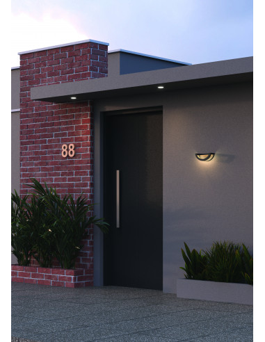 APPL. CURVA 50° 10W/3000K NOIRCURVA, ARIC 51523