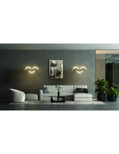 APPL. CURVA 50° 10W/3000K NOIRCURVA, ARIC 51523