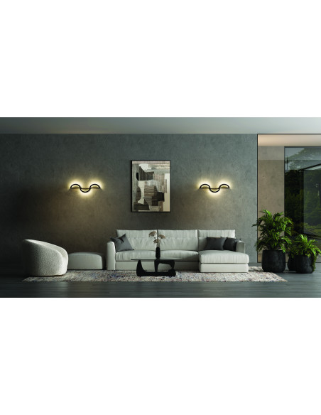 APPL. CURVA 50° 10W/3000K NOIRCURVA, ARIC 51523