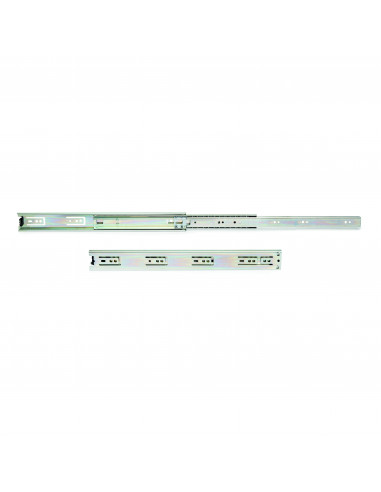 Paire de coulisses a billes pour tiroirs à sortie totale hauteur 45 mm EMUCA 4177105