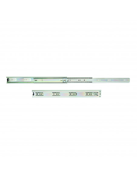Paire de coulisses a billes pour tiroirs à sortie totale hauteur 45 mm EMUCA 4177105