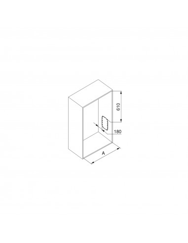 Penderie rabattable pour armoire Sling EMUCA 7030011