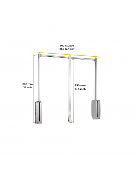 Penderie rabattable pour armoire Sling EMUCA 7030111