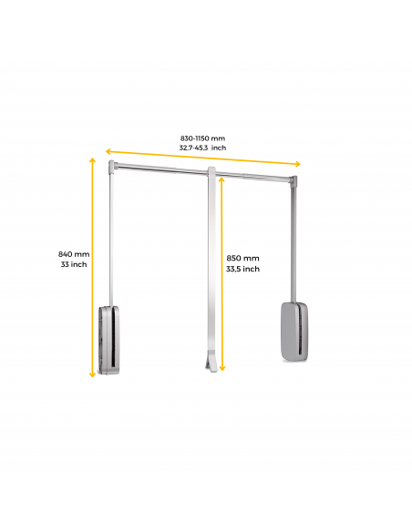 Penderie rabattable pour armoire Sling EMUCA 7030211