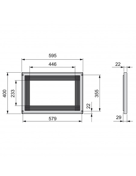 Cadre micro-ondes EMUCA 8061515