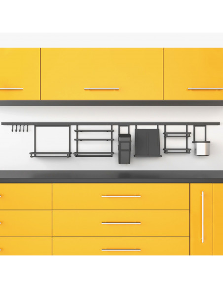 Profil pour suspendre les accessoires de cuisine Titane EMUCA 8965335