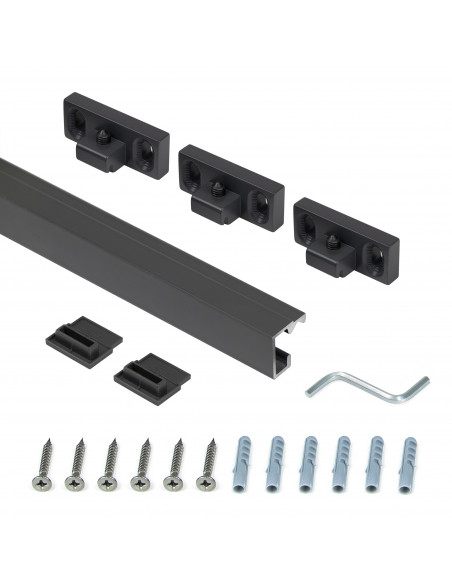 Profil pour suspendre les accessoires de cuisine Titane EMUCA 8965335