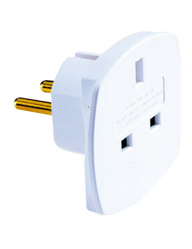Adapteur 2P+T British/continent 16A L'EBENOID 010142
