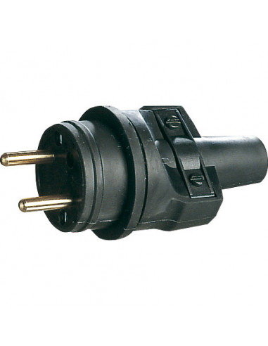 Fiche mâle 16A 2P+T IP44 L'EBENOID 021471