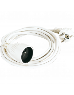 Prolongateur 16A 2P+T-3G1,5-blanc-10m L'EBENOID 036304