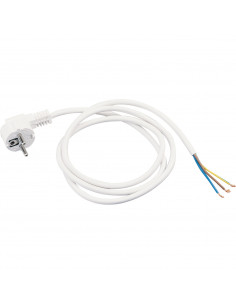 Cordon 16A 2P+T 3G1-blanc-1,5m L'EBENOID 037101