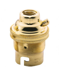 Douille laiton B22 SB M10 L'EBENOID 043102