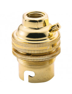 Douille acier laitonné B22 DB M10 L'EBENOID 043310