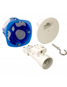 Kit boîte de centre + douille DCL E27 pro L'EBENOID 045248