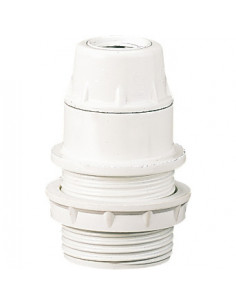 Douille E14 1/2 filetée SB blanc M10 L'EBENOID 046935